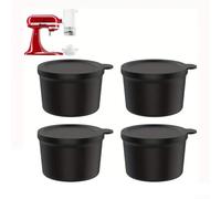 Lot de 4 glaçons de rechange pour machine à glaçons KitchenAid avec 48 pièces compatibles avec des mélangeurs sur socle pour produire des friandises rafraîchissantes