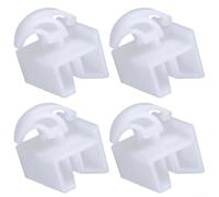Lot de 4 Glissières Blanches pour Tiroir Four Encastrable | Compatibilité pour electrolux et Faure, vérifiez votre modèle, pièce de rechange exacte, lot économique de 4 unités