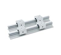 Lot de 4 glissières de roulement linéaire SBR20UU + 2 rails de support linéaires SBR20 de longueur 200 mm-1000 mm (850 mm)