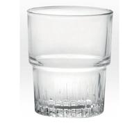 Verre bas empilable - DURALEX - Lot de 4 - 16 cL - Verre hygiénique - Design classique