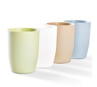Lot de 4 Gobelets en plastique pour salle de bain