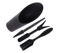 Lot de 4 godets pour semis de jardinière de jardin, cuillères, plantes grasses, semis, bonsaï, outils de forage, accessoires