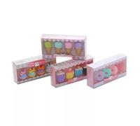 Lot de 4 gommes à dessert La Reine des Neiges - 16 gommes fantaisie en PVC non toxique - Fournitures scolaires pour récompenses en classe et jeux sensoriels