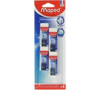 Lot De 4 Gommes - Blanche - Sans Pvc - Technic Ultra - Maped