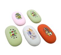 Lot de 4 gommes créatives en forme de galet - Par défaut