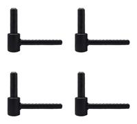 Lot de 4 Gonds à Scellement Chimique - Longueur 90 mm - Diamètre 14 mm - Corps de gond anti corrosion - Volet Battant - Charnières de Volet Battant - Tige en fil acier cranté - Fabrication Française