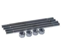 Lot de 4 goujons cylindriques avec écrous M7 110 mm compatibles avec MBK Nitro Naked 50, compatibles avec Yamaha Jog R 50 AC (air) type : SA22, MALAGUTI, BETA Eikon 50 Type : BS5