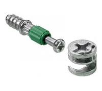 Lot de 4 goujons d'assemblage rastex acier poli, l.24.5 mm