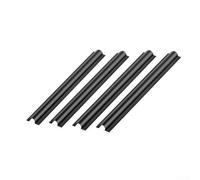 Lot de 4 goulotte de câble de voiture en PVC noir, guide-câble caché pour