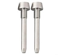 Lot de 4 goupilles de retenue de plaquettes de frein de vélo en alliage M4 x 26 mm pour Magura MT24568 (titane)