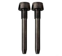 Lot de 4 goupilles de retenue pour plaquettes de frein de vélo en alliage M4 x 26 mm pour Magura MT24568 (noir)