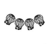 Lot de 4 gouttières pour protection de gouttière - 12,5 cm de diamètre - En plastique - Pour tuyaux de descente standard - Évite les blocages causés par les débris de feuilles