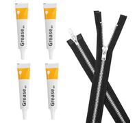 Lot de 4 Graisse Silicone Universelle, Lubrifiant Silicone Alimentaire et Mécanique pour Imprimante 3D, Joints Toriques, Robinets, Engrenages, Roulements et Fermetures Éclair, 4 Pièces