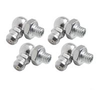 Lot de 4 graisseurs en fer galvanisé M6 x 1 mm pour un entretien facile des machines