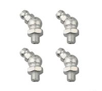 Lot de 4 graisseurs galvanisés M6 x 1 mm pour diverses applications