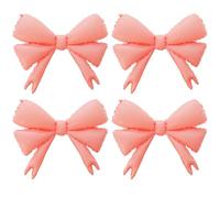 Lot de 4 grands ballons décorations d'arc pour la fête rose, décorations d'anniversaire, ballons en forme d'arc, décorations d'anniversaire en forme d'arc, décorations de ballons à nœud