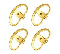 Lot de 4 grands bouchons d'oreilles percés hypoallergéniques pour remplacer les accessoires tendance, taille unique, Comme décrit, Comme décrit.