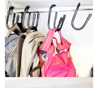 Lot de 4 grands cintres pour sac à main pour placard, sac à main, organiseur de sac à main pour accrocher des sacs lourds, sacs à main, sacs à dos, chapeaux, sacoches, etc. - Peut supporter jusqu'à 9