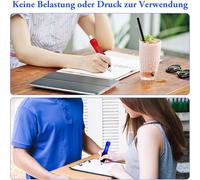Lot De 4 Grands Stylos Épais Avec 20 Recharges De Rechange,Stylo À Bille Épais Rétractable,Stylo Ergonomique Pour Tremblements,Arthrite,Maladie De Parkinson