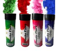 Lot de 4 grenades fumigènes à tirer, idéales pour paintball, mariage, séance photo et effets spéciaux (MIX)