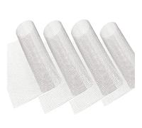 Lot de 4 grillages métalliques tissés 30 mailles en acier inoxydable 304 qui ne rouillent jamais, durs et résistants à la chaleur, feuille de treillis métallique idéale pour la maison, la cuisine, le