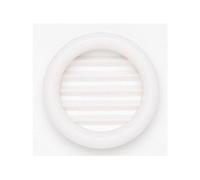 Lot de 4 grilles d'aération abs naturel Diam.4 cm