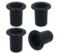 Lot de 4 grilles d'aération au sol 75 mm pour caravane, van