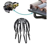 Lot de 4 grilles de gouttière, diamètre 50-160 mm, protection de tuyau de descente (80-160 mm)