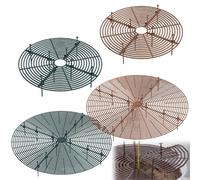 Lot de 4 grilles de pot : protection des plantes pour pots fleurs, chat grand 52 cm et 28 cm découpable