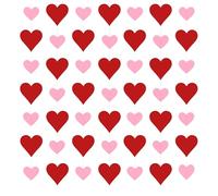 Lot de 4 guirlandes de cœurs en Papier à Suspendre pour Saint-Valentin, Anniversaire, fête prénuptiale, Mariage, fiançailles, Anniversaire de Mariage (Rouge et Rose)