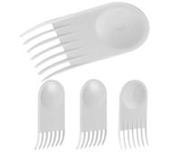 Lot de 4 hachoirs à légumes avec fourchette de nettoyage, peigne de nettoyage pour salade et oignon - Compatible avec Fullstar Mueller, Vidalia et Chop Wizard