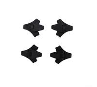 Lot de 4 hauteurs pliables pour drones DJI NEO 2, extension de train d'atterrissage PC résistante aux rayures pour décollage et atterrissage en toute sécurité (noir)
