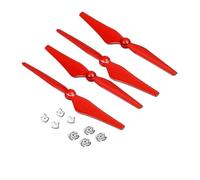 Lot de 4 hélices 9450S avec Base, compatibles avec DJI et Accessoires for Drone Phantom 4(Red)