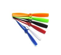 Lot de 4 hélices compatibles avec Les modèles 5045 et 6045 (5 x 4,5 Pouces, 4 x 4,5 Pouces, 6 x 4,5 Pouces) for quadricoptère FPV QAV250 (2 Paires)(5045 Orange)