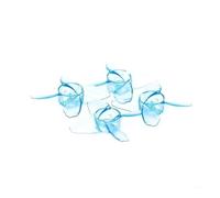 Lot de 4 hélices d'intérieur légères J78A, faciles à Installer, adaptées au vol Fluide du Tinyhawk(Blue)