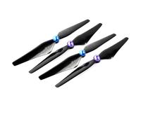 Lot de 4 hélices en Fibre de Carbone 9450 à Verrouillage Automatique, Rotation Continue, Rotation Continue, Compatible avec Les Drones Phantom 3 Standard/Professionnel/Avancé(Blue Purple)