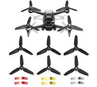 Lot de 4 hélices FPV Combo à Trois pales for Drone FPV, à dégagement Rapide, réduction du Bruit(2pairs Silver Paddle)