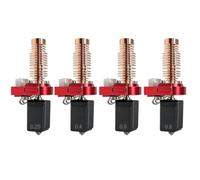 Lot de 4 hotend de 0,25 + 0,4 + 0,6 + 0,8 mm pour Flashforge Adventurer 5M/5M Pro Hotend Adventure 5M Buse chauffante céramique et acier trempé détachable rapide pour buses AD5M pour accessoires