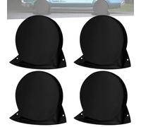 Lot De 4 Housse De Pneu, Housse Roue De Secours, Housse De Protection,De pour Le Stockage des Pneus De Votre Voiture, Ensemble Sacs, Remorque De Voyage, Camping-Car Protection De Roue De Voiture