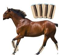 Lot de 4 housses anti-moustiques pour pattes de cheval, taille universelle, leggings en maille fine, bottes de mouche pour chevaux, leggings respirants, bandages de protection pour les jambes de