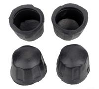 Lot de 4 housses anti-poussière en caoutchouc pour écrous d'essieu de VTT 50 cc/70 cc/110 cc/125 cc Quad, kart et UTV - Noir Remplacement direct, joint élastique haute résistance