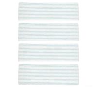 Lot de 4 housses de balai de rechange pour balai d'essuie-glace Leifheit Profi XL Cotton Plus - 47 cm - Lavable en microfibre - Compatible avec manche télescopique