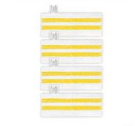 Lot de 4 housses de balai en microfibre très absorbantes compatibles avec la buse Karcher Easyfix - Tampons de nettoyeur vapeur réutilisables pour sols durs
