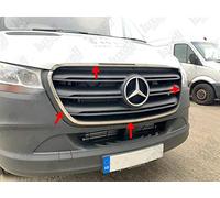 Lot de 4 housses de cadre de calandre avant chromées pour Sprinter W907 [2018+]