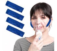 Lot de 4 housses de ceinture CPAP - Coussinets de confort CPAP - Coussinets faciaux CPAP - Pour masque d'apnée du sommeil - Sangle CPAP confortable - Bandages souples CPAP - Coussinets de masque CPAP