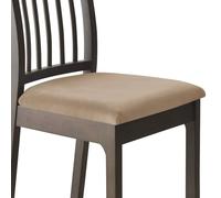 Lot de 4 housses de chaise de salle à manger en velours extensible avec élastique pour chaises de salle à manger, couleur camel, protection durable et élégante pour décoration d'intérieur