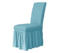 Lot de 4 housses de chaise de salle à manger universelles pour mariage, hôtel, banquet, maison, décoration de chaise, E, extensibles et douces