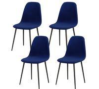 Lot de 4 housses de chaise extensibles modernes du milieu du siècle pour chaises de salle à manger, cuisine, bureau, salon, pour protéger et décorer vos meubles