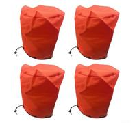 Lot de 4 housses de moteur pour débroussailleuse avec protection étanche à la poussière et contrôle dimensionnel à base de corde de traction