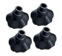Lot de 4 housses de pieds de chaise anti-pièges FACULX - Pour chaises de camping en plein air - Améliore la stabilité - 13 mm